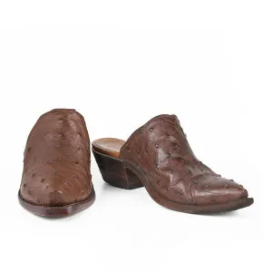 Ostrich Mule - Brown