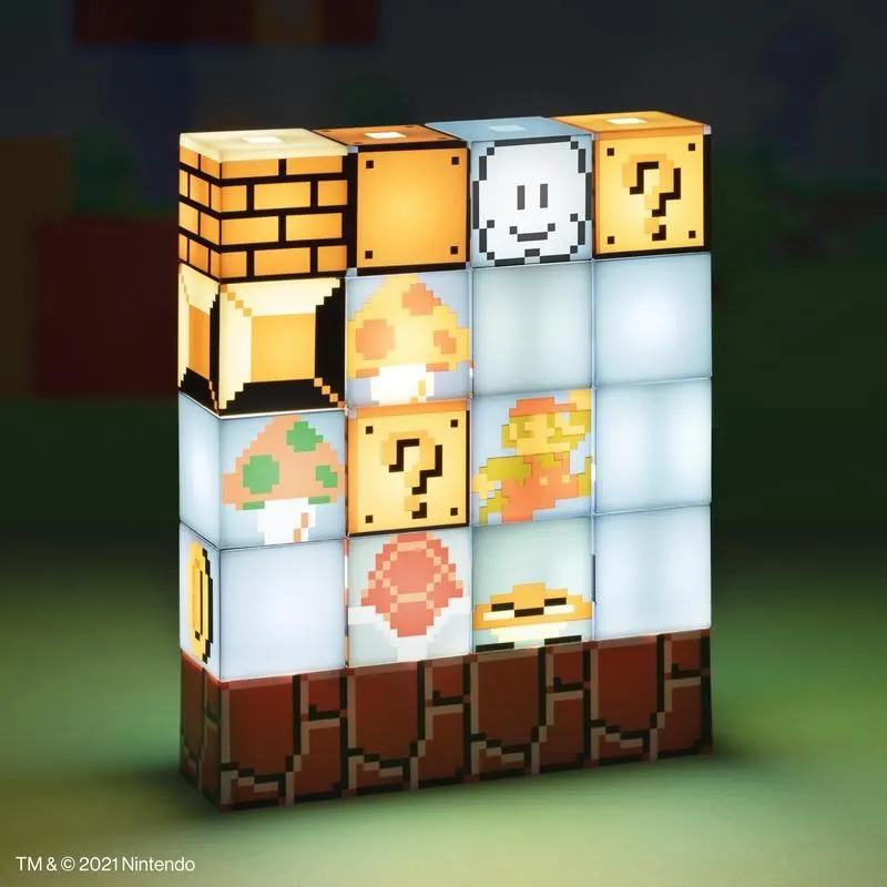 Paladone Super Mario Bros Build A Level Light