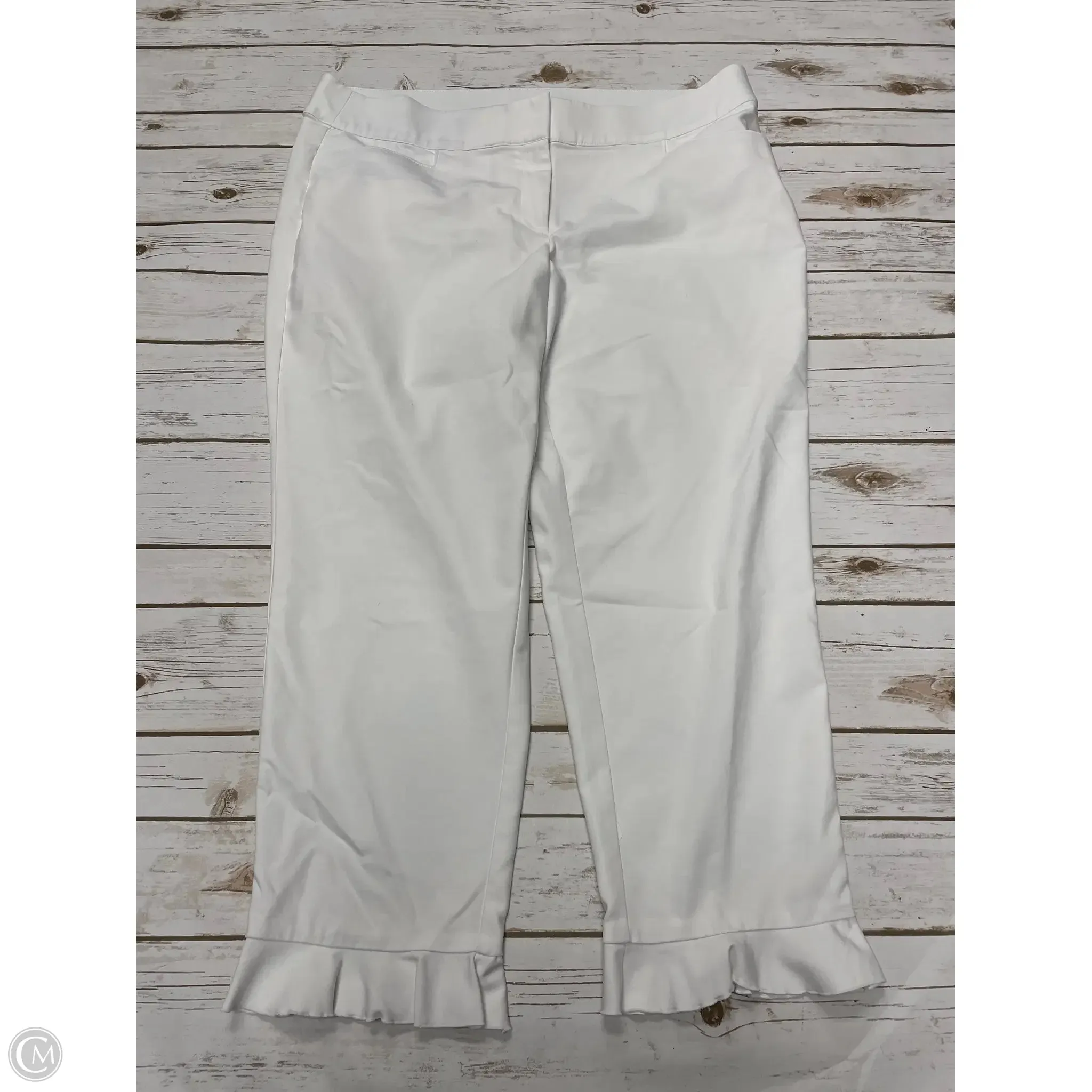 Pants Dress By Lane Bryant In White, Size: 18