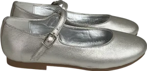 Papouelli Metallic Leather Avery Mary Janes UK 12.5 EU 31 👼