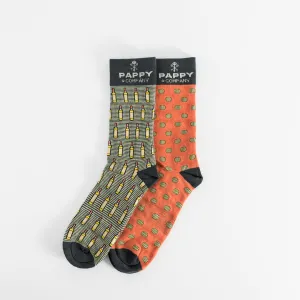 Pappy & Company Barrels & Bottles Sock Set (6 Pack)