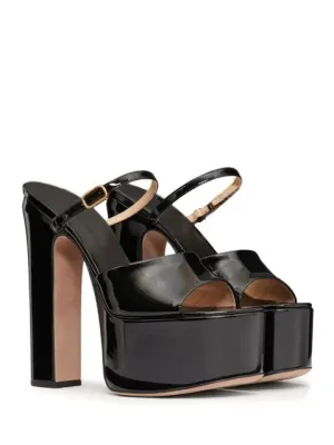 Patent Leather Platform Shoes