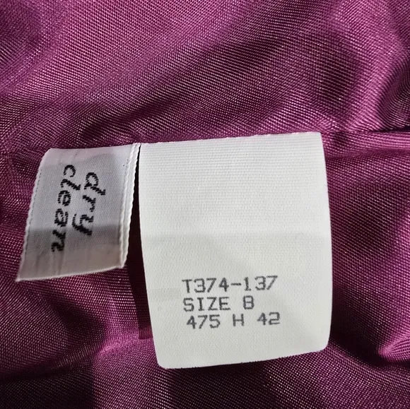 Pendleton Womens Vintage 100% Virgin Wool Blazer Magenta Made In USA Size 8