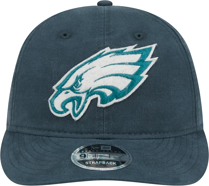 Philadelphia Eagles New Era 9Fifty Retro Crown Strapback