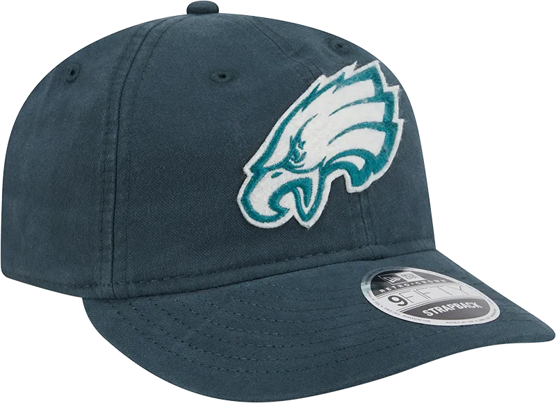 Philadelphia Eagles New Era 9Fifty Retro Crown Strapback