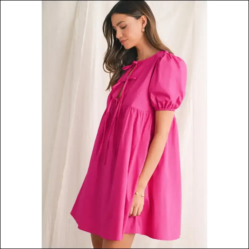 Pink Power Puff Perfection: a Needful Things Mini Dress! 💖🎀✨