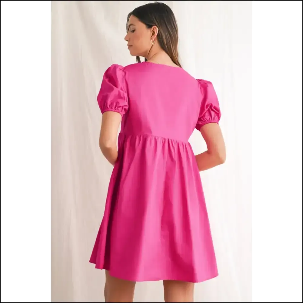 Pink Power Puff Perfection: a Needful Things Mini Dress! 💖🎀✨