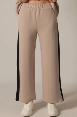 PP50028-C - "Butter Modal" Side Stripe Wide Leg Pants