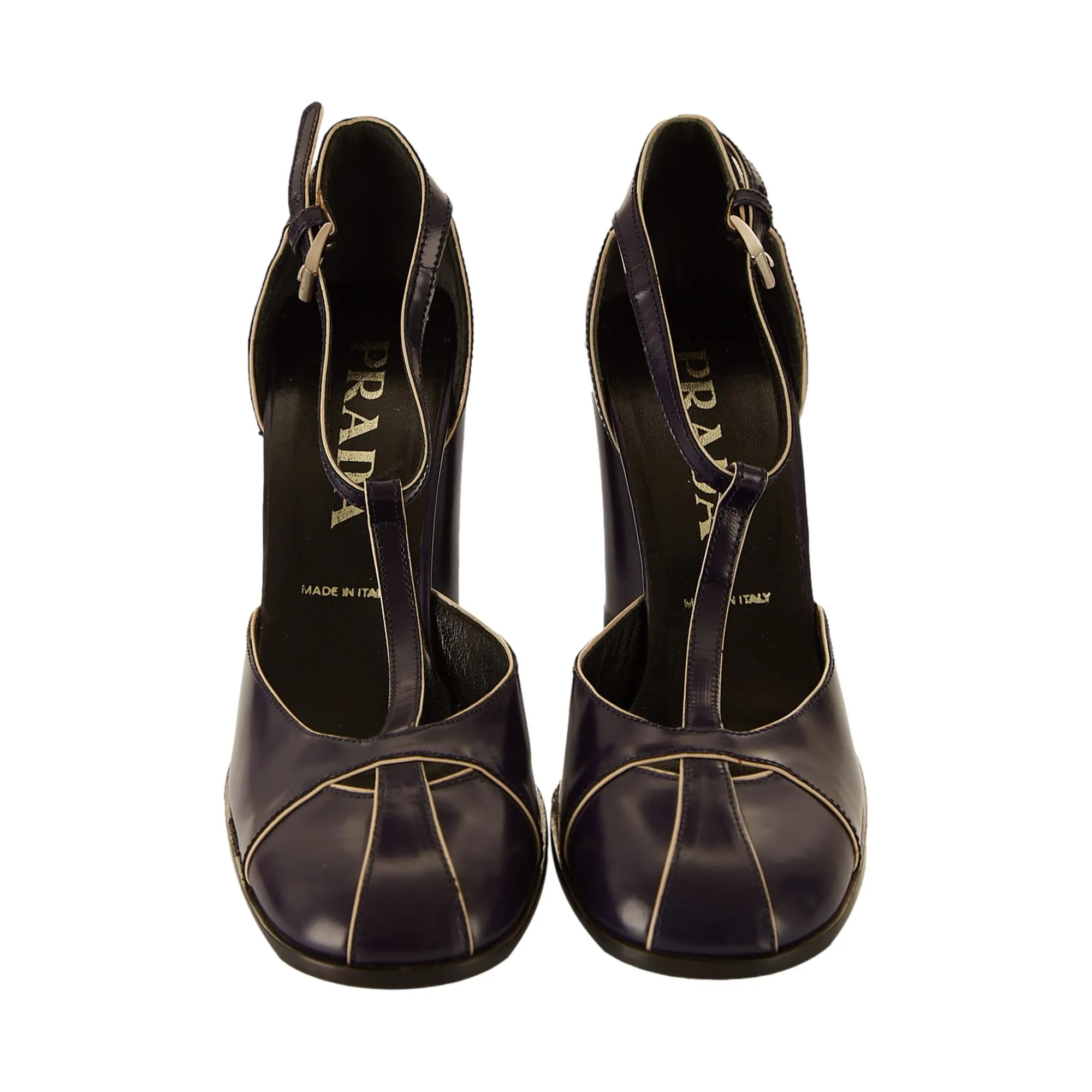 Prada (last season) Purple Strap Heels