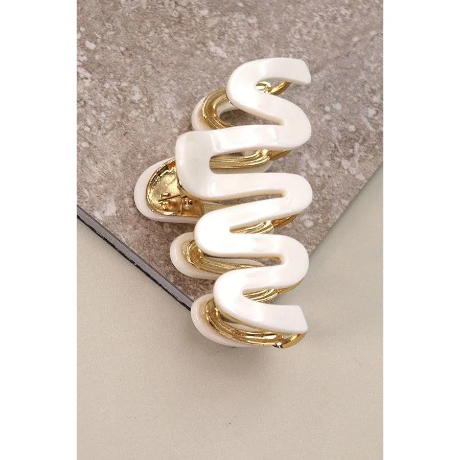 Premium Pvc Casting Hair Claw Clips
