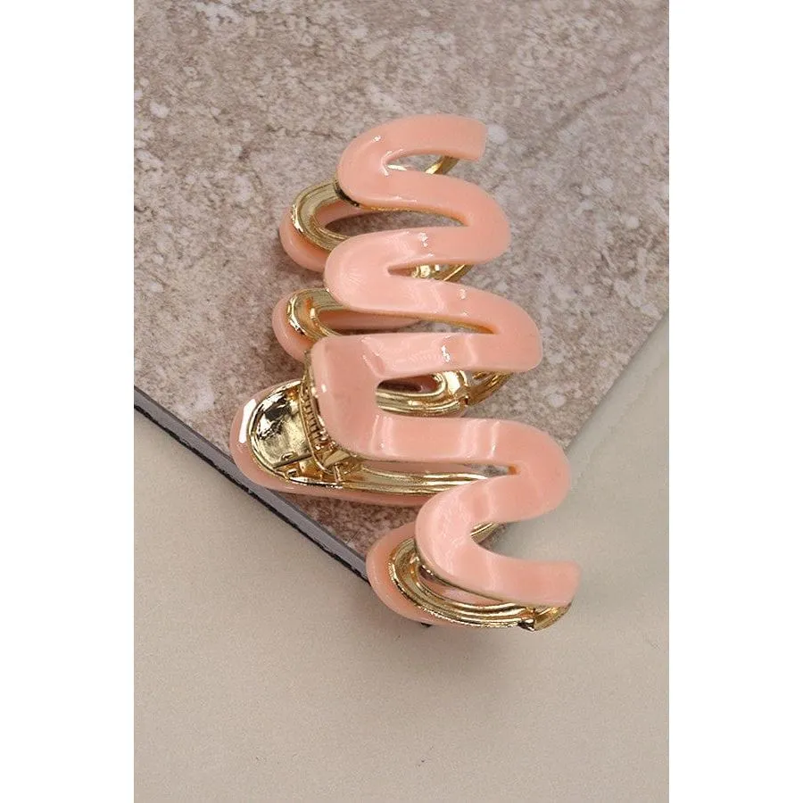 Premium Pvc Casting Hair Claw Clips