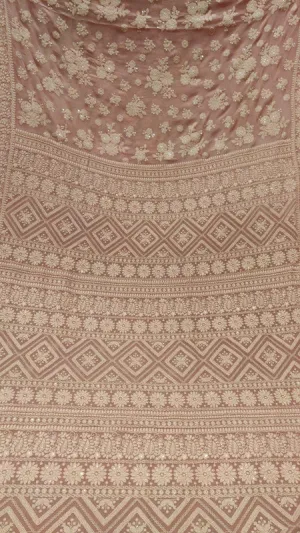 Presenting New Exclusive Pure Georgette Chikankari Saree