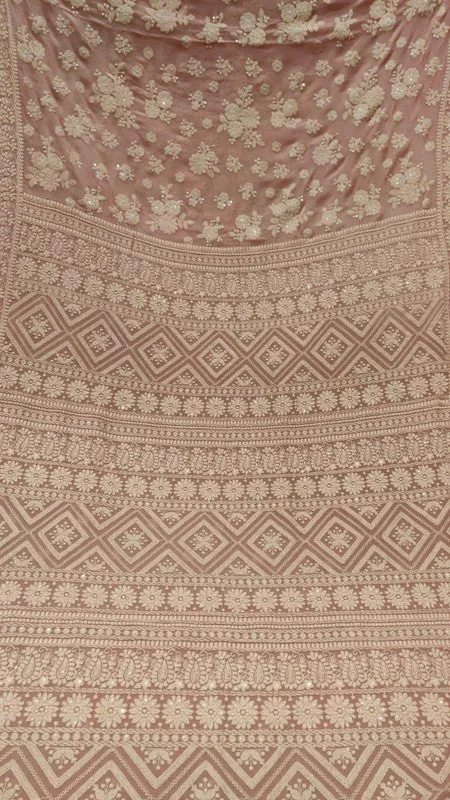 Presenting New Exclusive Pure Georgette Chikankari Saree