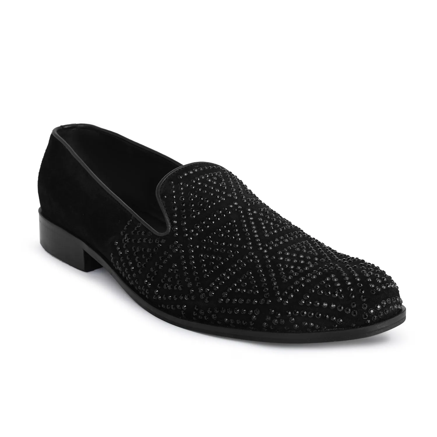 Prism Black Loafers For Men
