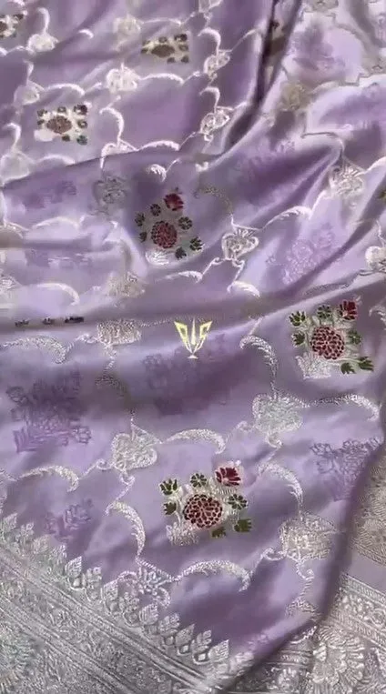 Pure Mashru Satin Silk Saree