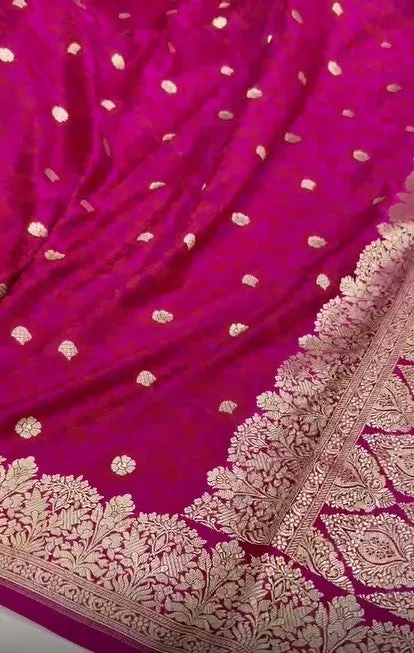 Pure Mashru Silver Zari Satin Silk Saree