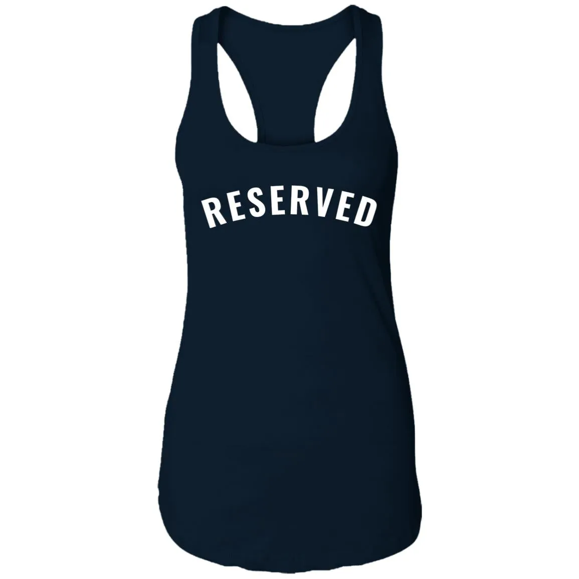 "Reserved" Ladies' Ideal Racerback Tank