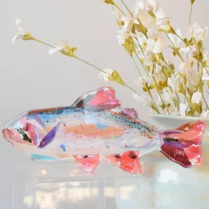 Rainbow Trout Acrylic Block