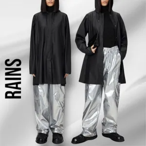 RAINS Women’s A-line Raincoat W Jacket in the Size XSMALL in the Color Black