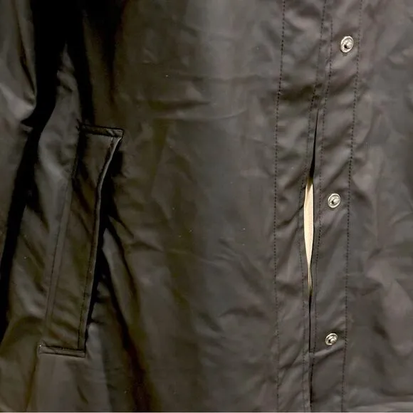 RAINS Women’s A-line Raincoat W Jacket in the Size XSMALL in the Color Black