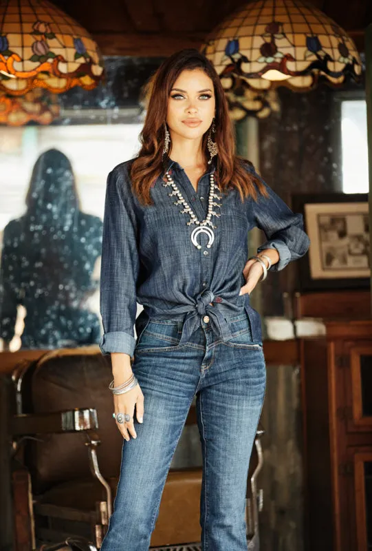 R.E.A.L. Woman's High Rise Brynlee Flare Jean | 10037687