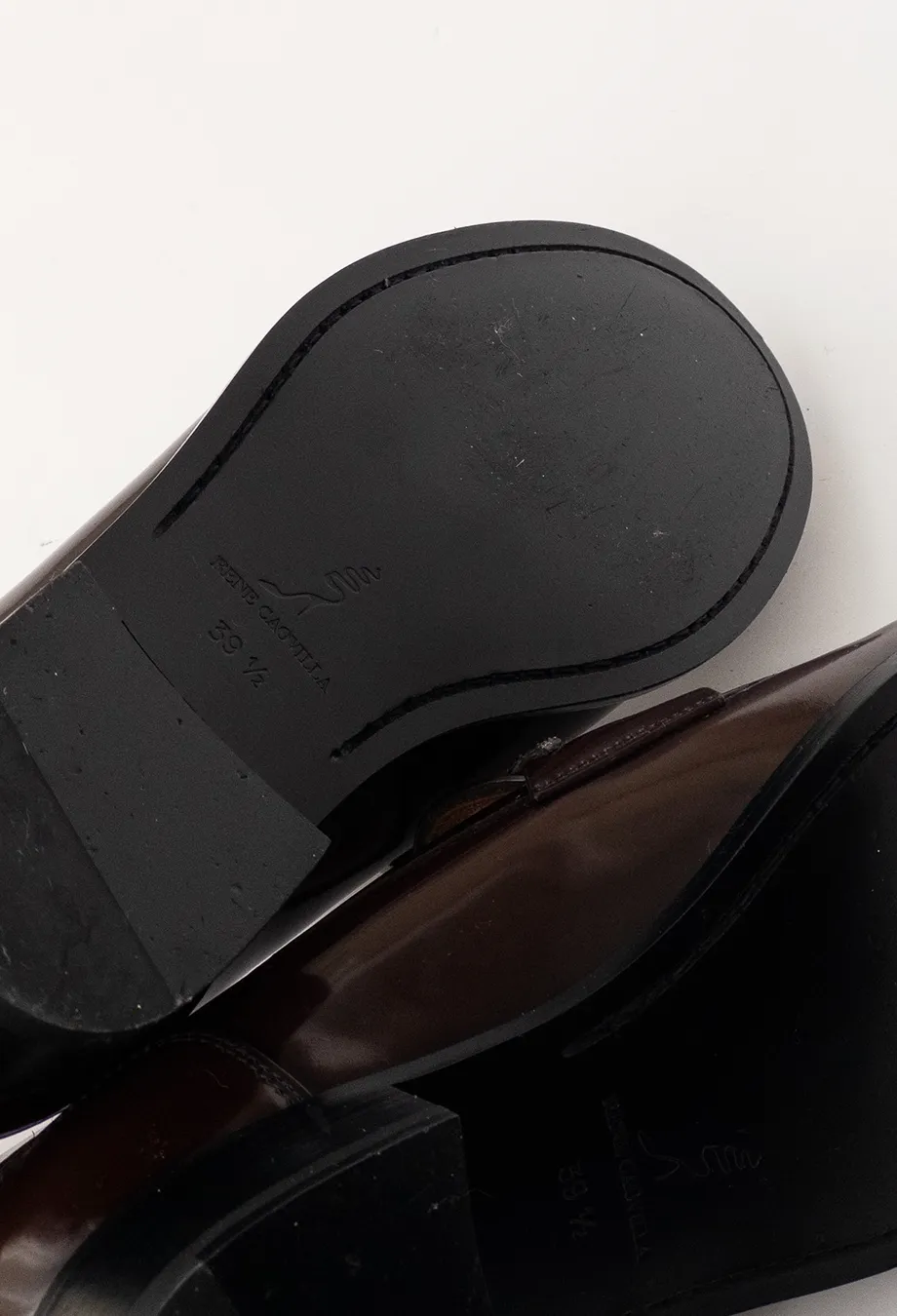 René Caovilla Morgana Embellished Burgundy Loafers