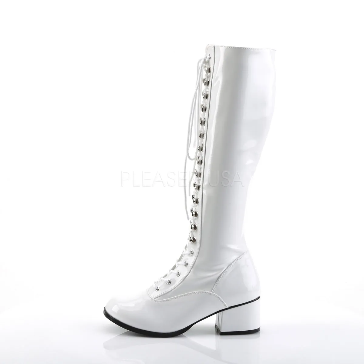 RETRO-302  White Str Patent