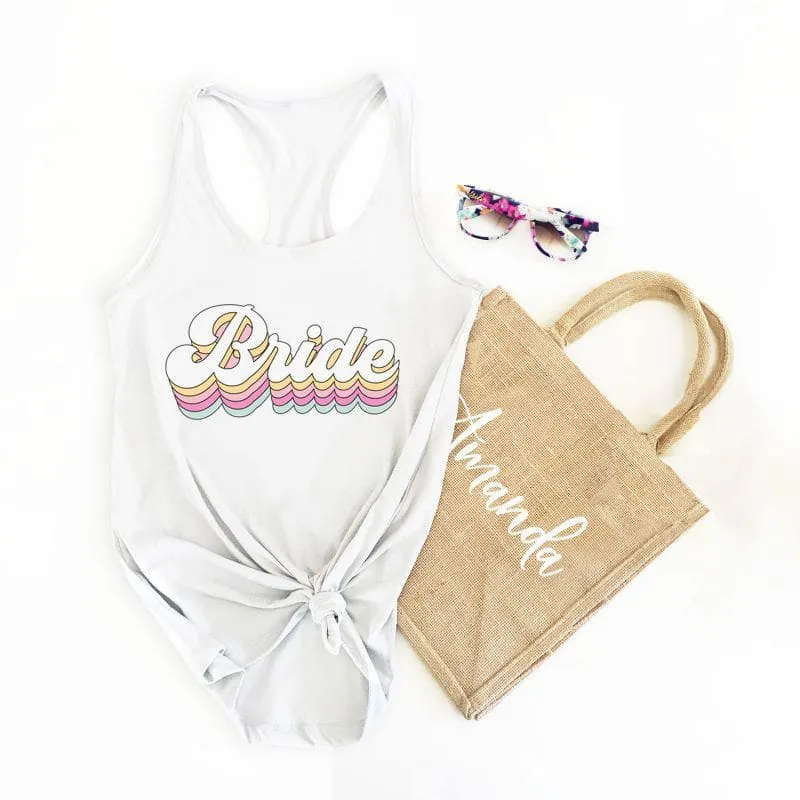Retro Bride & Babe Tank Top