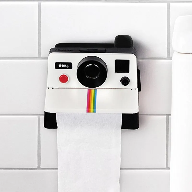 Retro Camera Bathroom Toilet Roll Tissue Holder