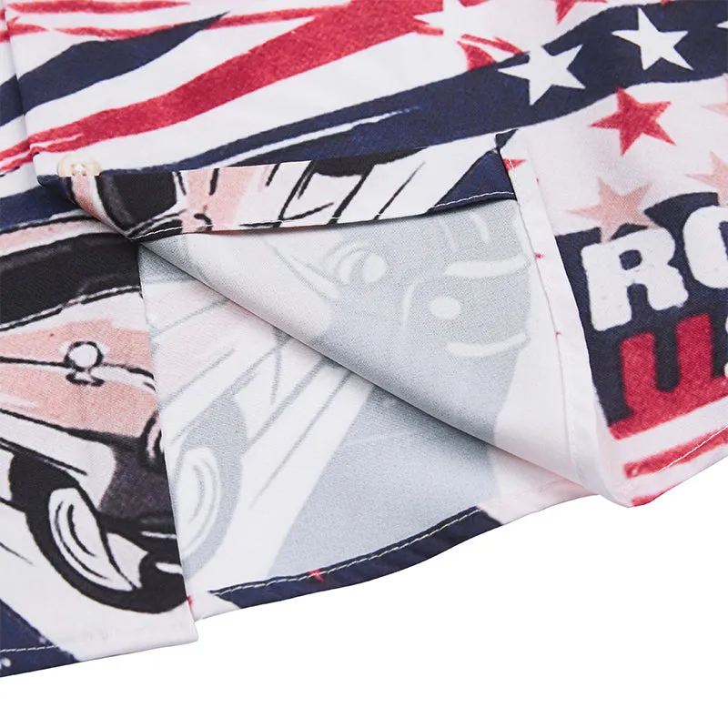 RETRO HIGHWAY TRUCK ALOHA SHIRT