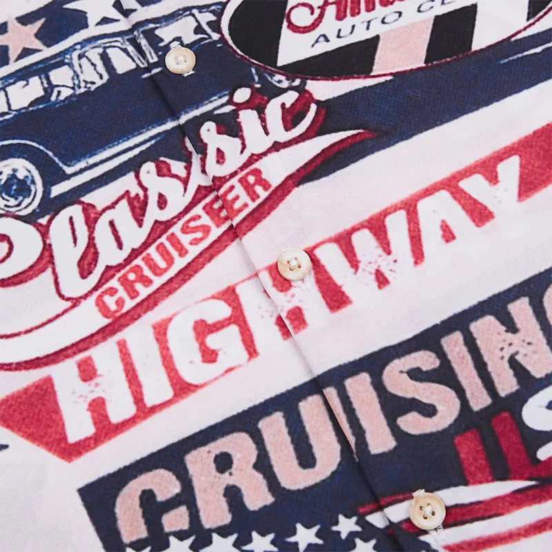 RETRO HIGHWAY TRUCK ALOHA SHIRT