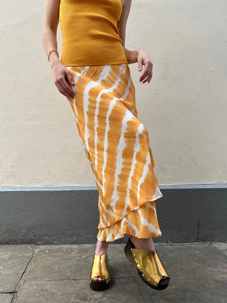 Retro Peep Toe Wood Sandal