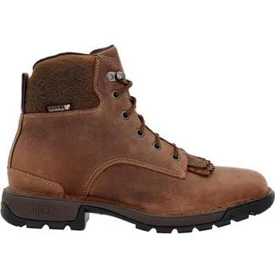 Rocky Women's Legacy 32 6" Comp Toe WP Western Boot -Coffee- RKW0411
