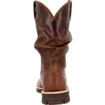 Rocky Women's Rosemary 11" Square Toe Western Boot -Brown- RKW0402