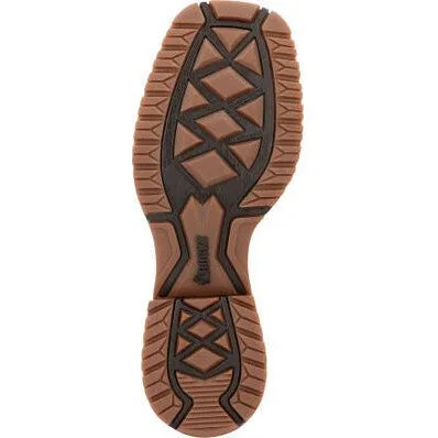 Rocky Women's Rosemary 11" Square Toe Western Boot -Brown- RKW0402