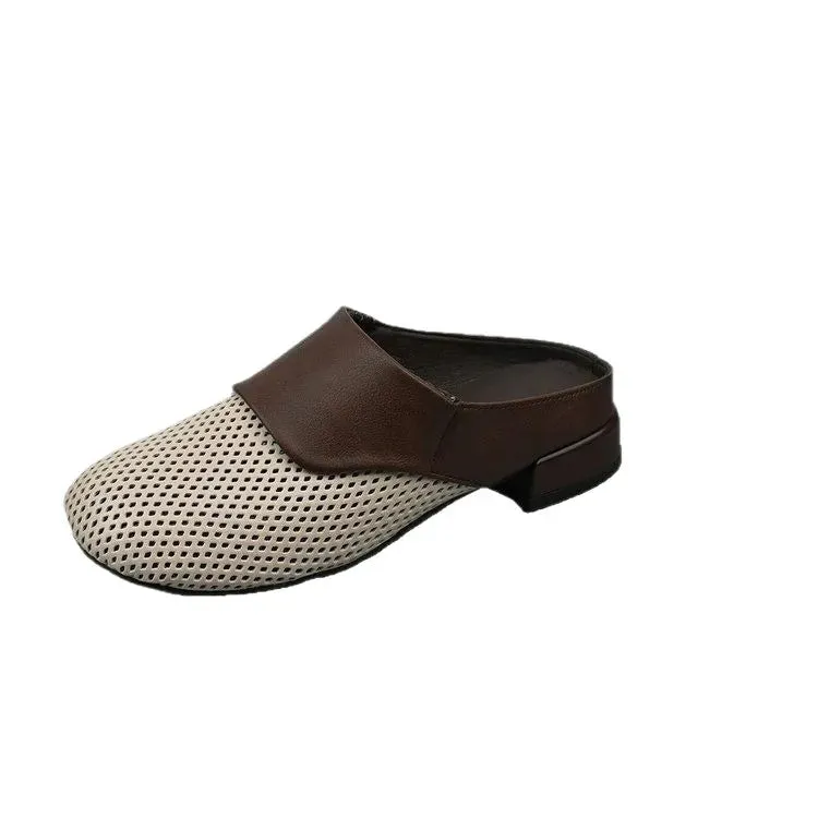 Round Toe Block Heels Sandals