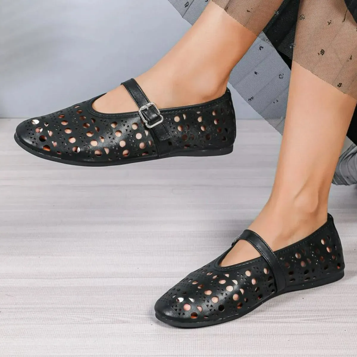 Round Toe Flats Slip-Ons
