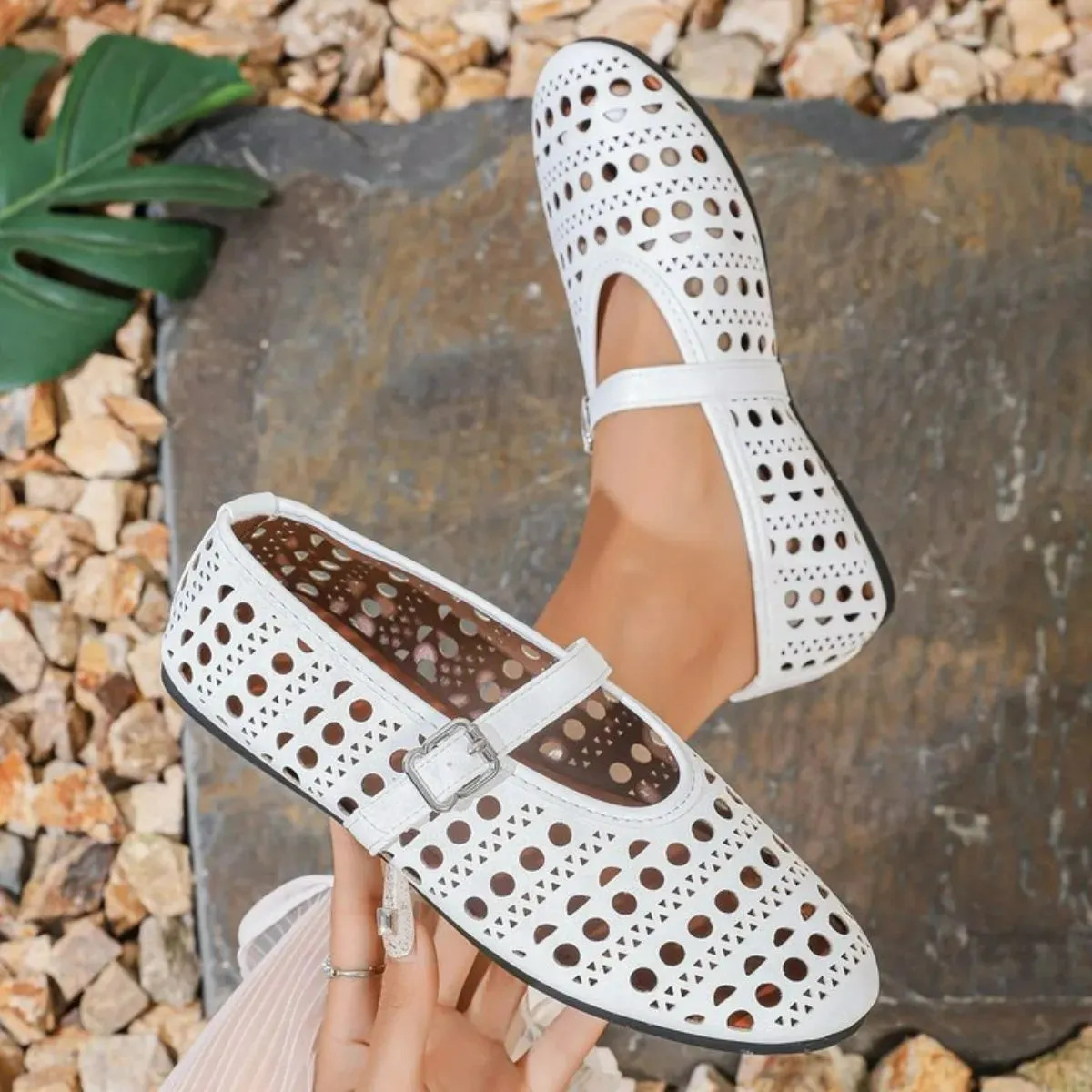 Round Toe Flats Slip-Ons