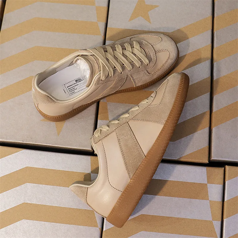 Round Toe Platform Sneakers