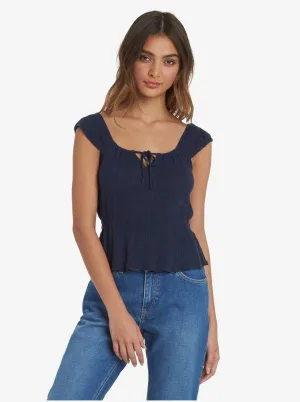 Roxy W Skippen Through Strappy Crinkle Top