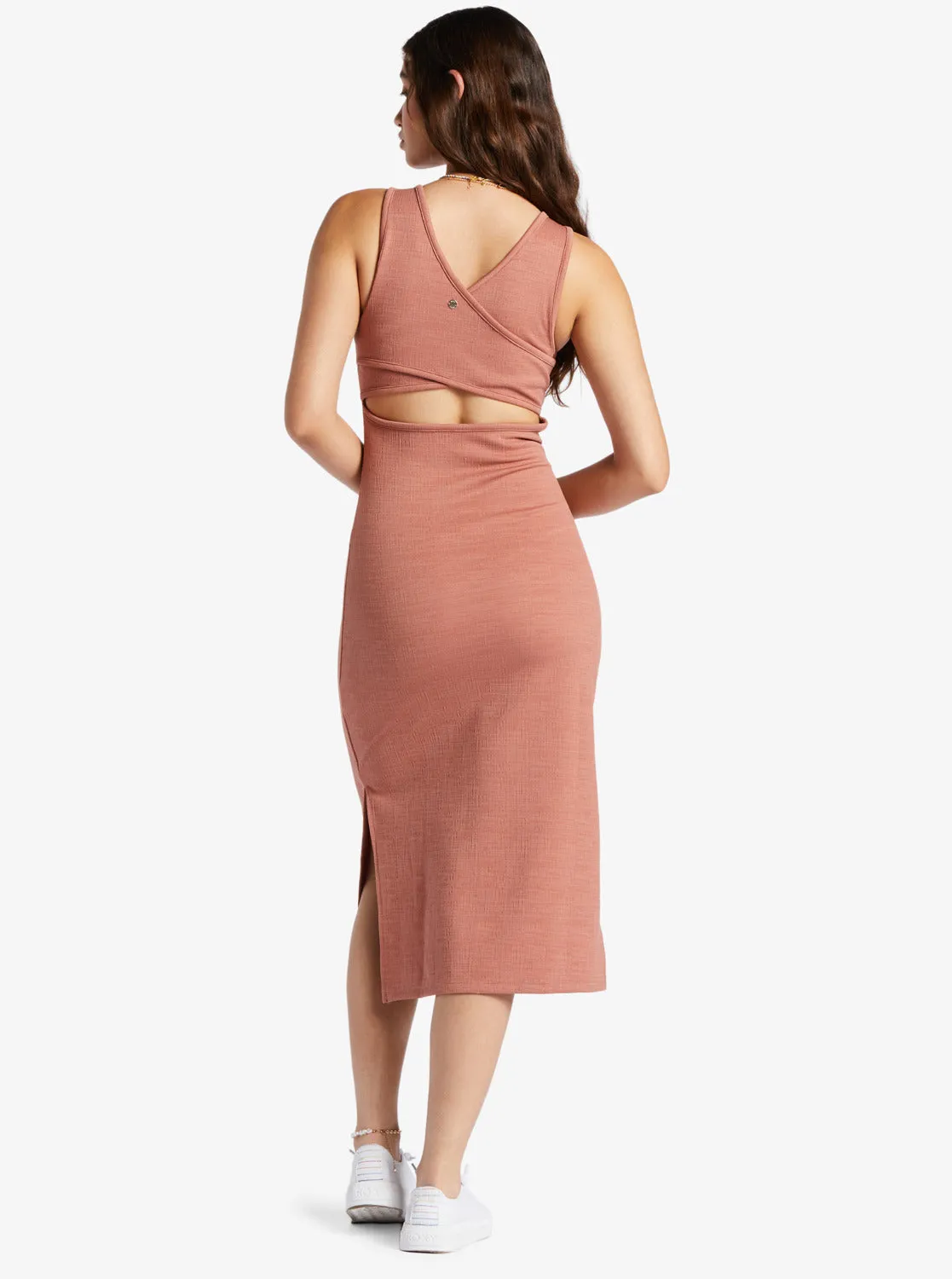 Roxy Womens Good Keepsake Strappy Midi Dress