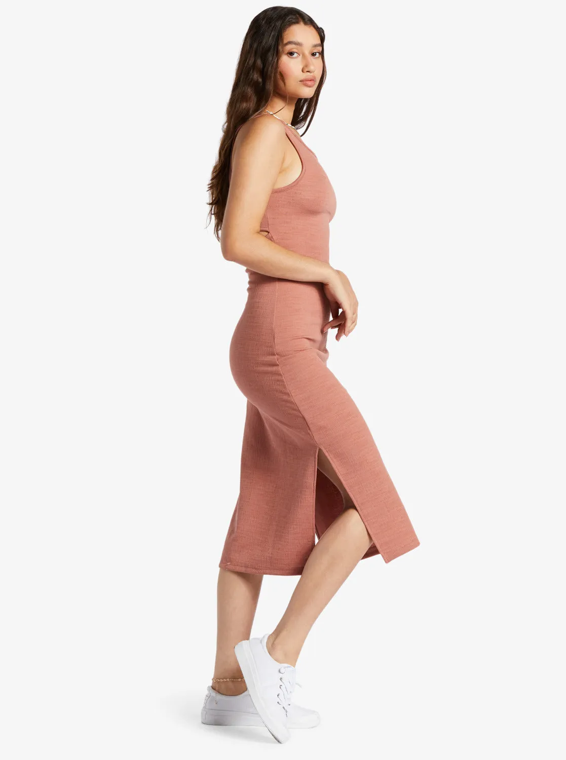 Roxy Womens Good Keepsake Strappy Midi Dress
