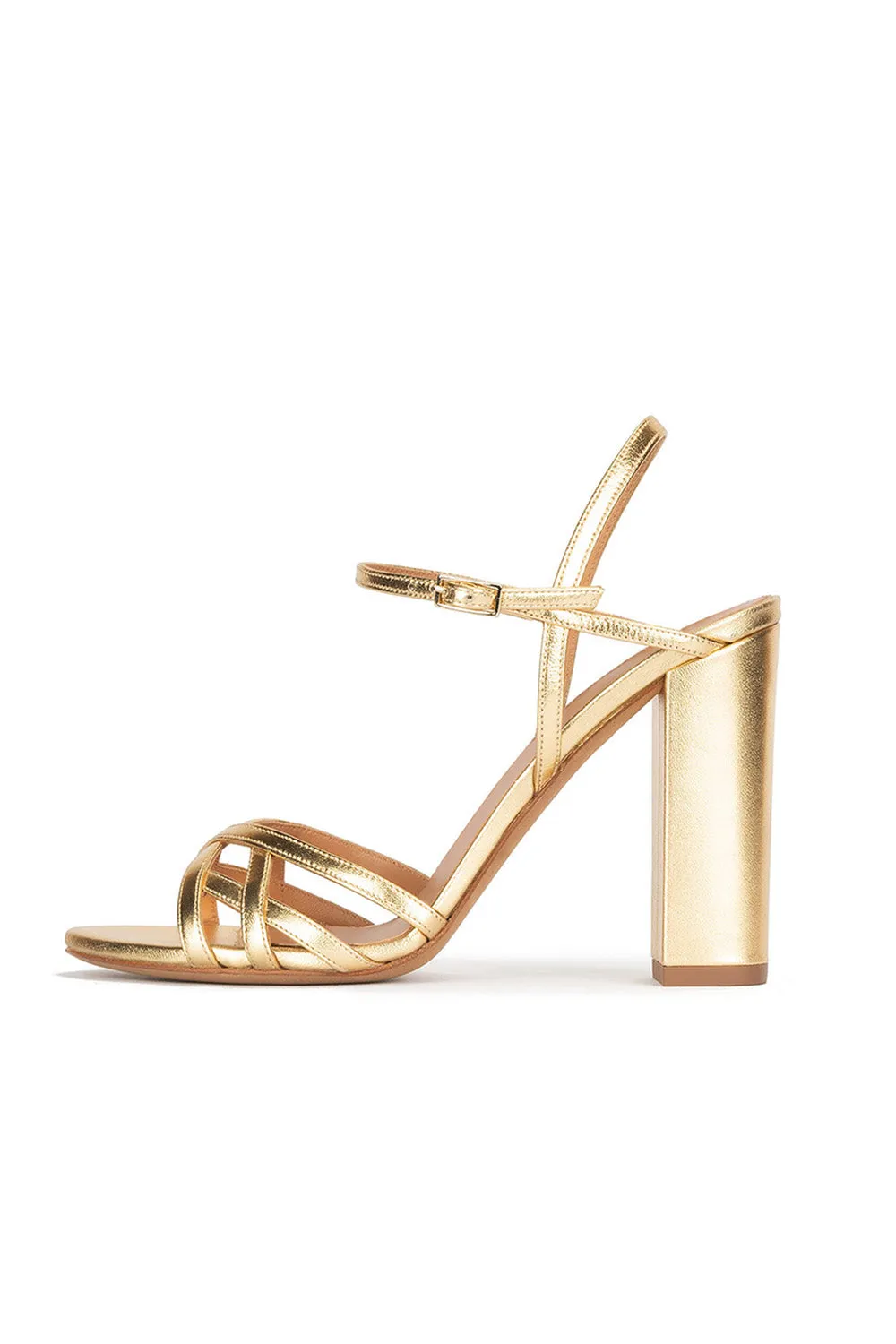 Roycebridal Party Peep Toe Chunky Heel Evening Shoes With Buckle Ankle Strap