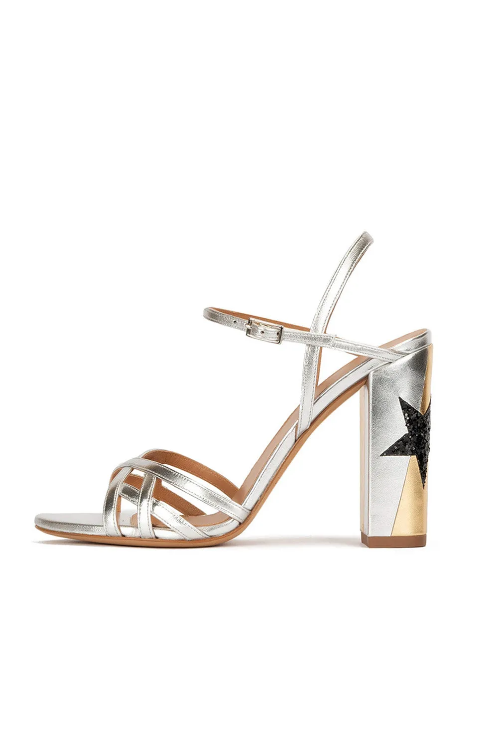 Roycebridal Party Peep Toe Chunky Heel Evening Shoes With Buckle Ankle Strap