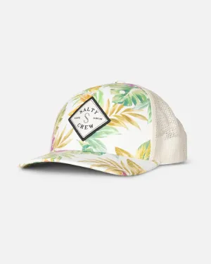 Salty Crew Womens Sealine Retro Trucker Hat - Off White
