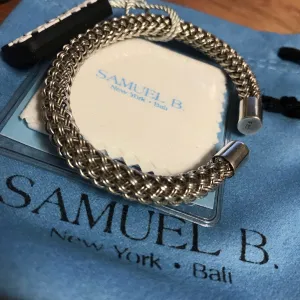 Samuel B 925 Silver Cuff Bracelet