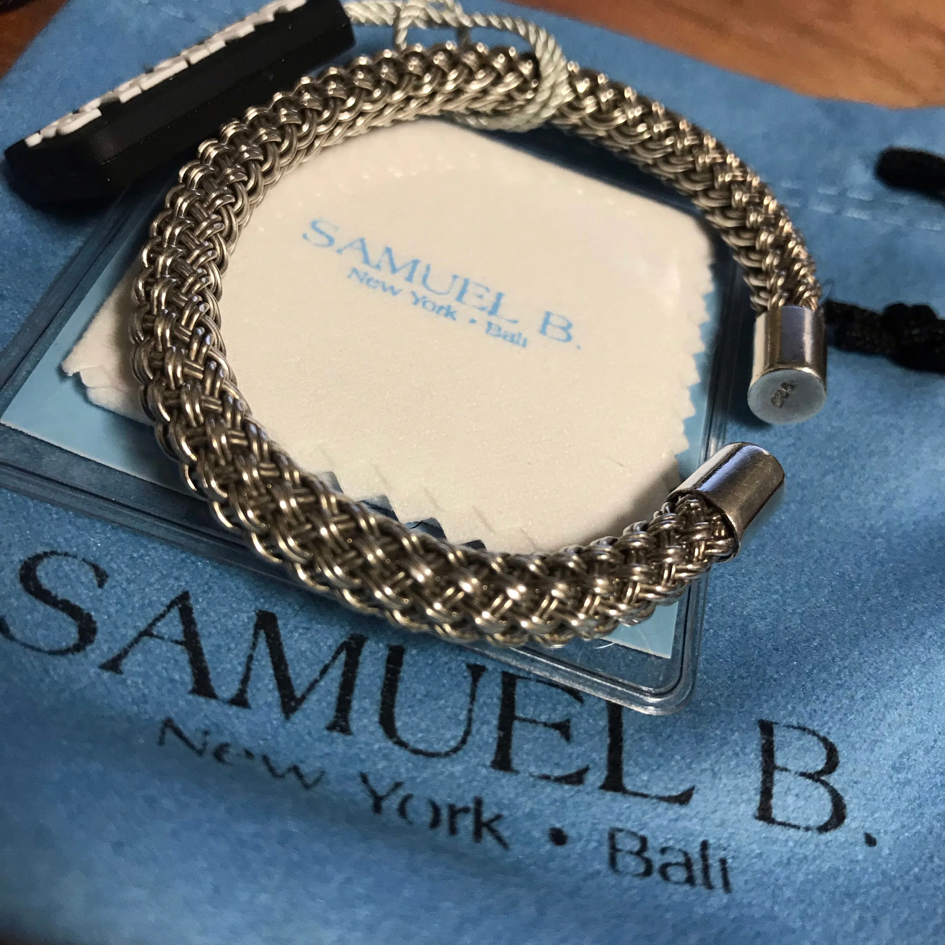 Samuel B 925 Silver Cuff Bracelet