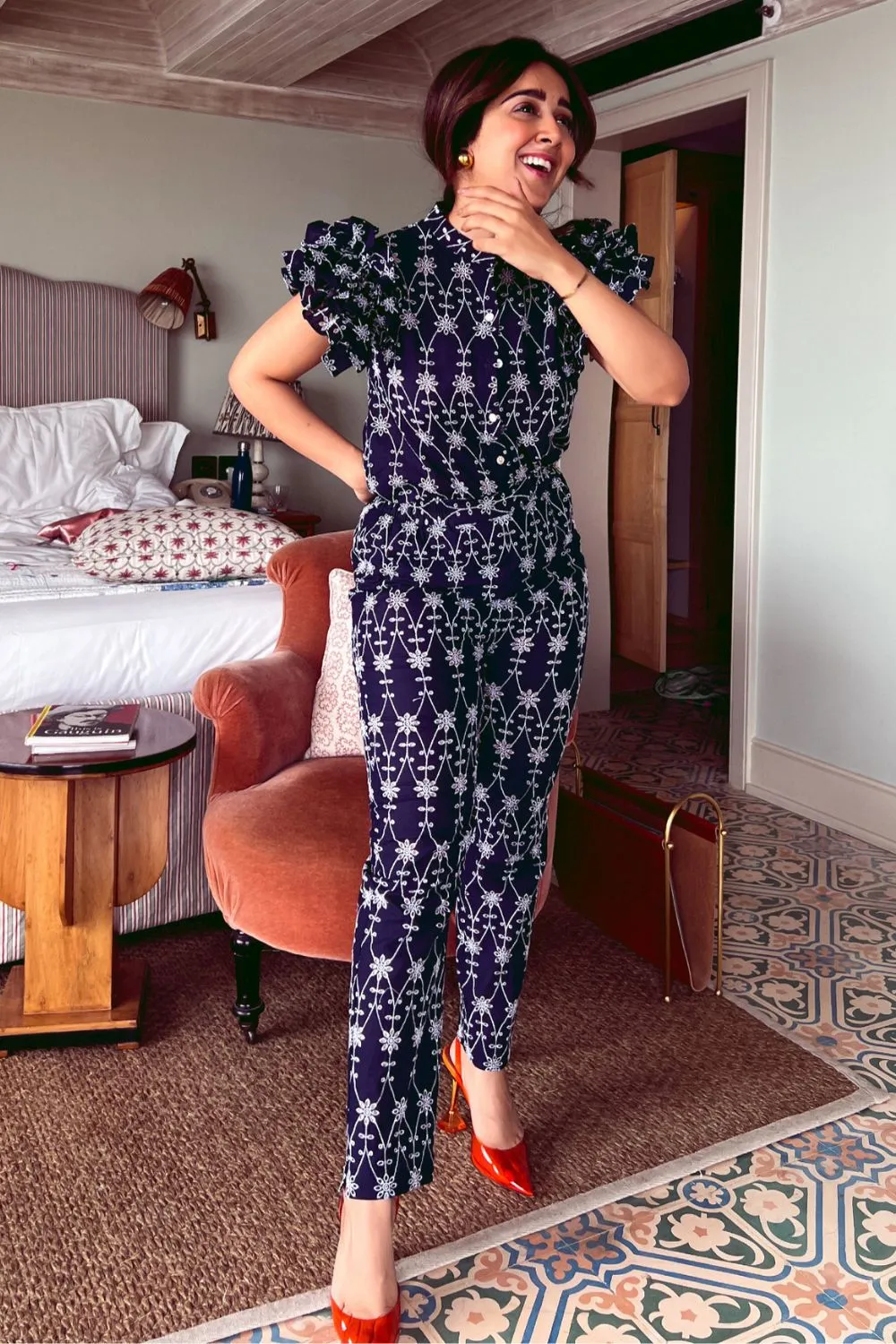 Sanjana Batra In Our The Slay Play Embroidered Co-Ord Set