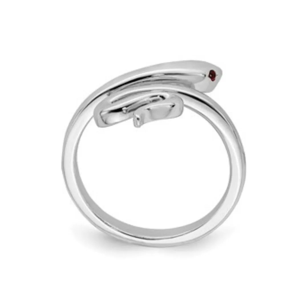 Silver Snake Toe Ring