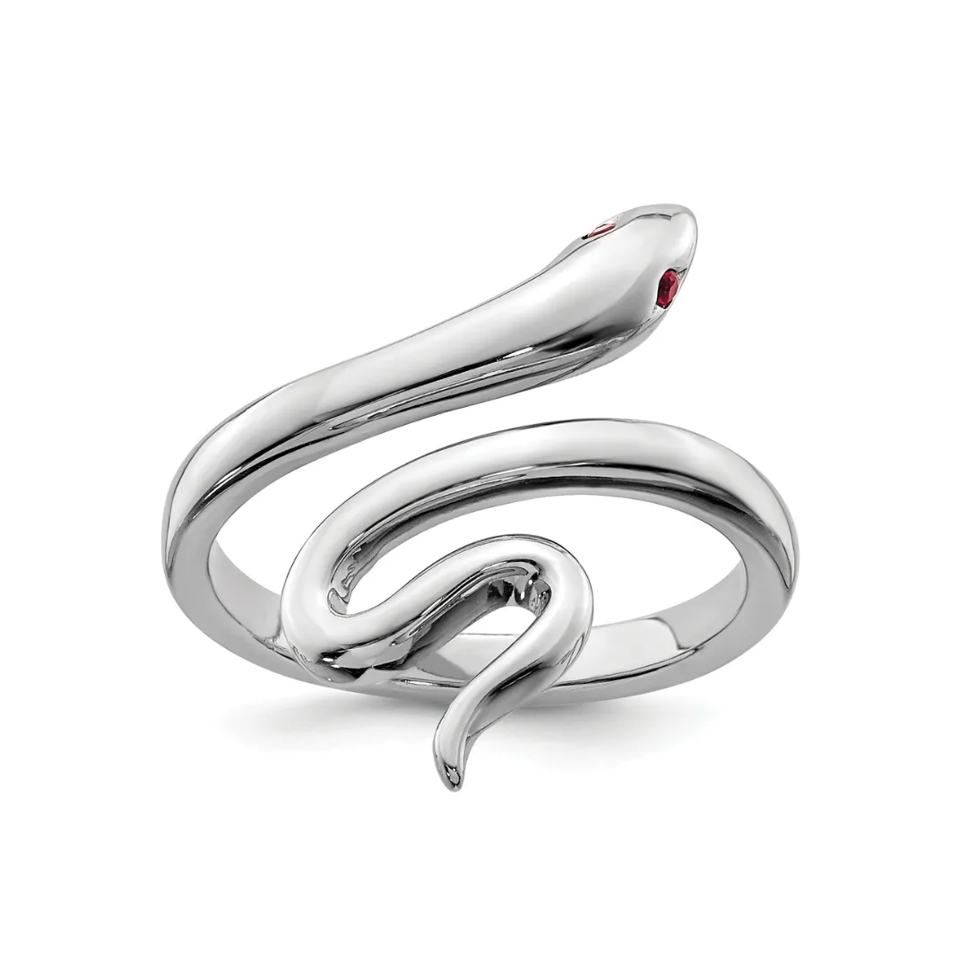 Silver Snake Toe Ring